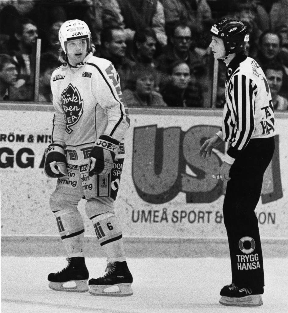 t.v. calle johansson, ishockeyspelare sverige bjrklven